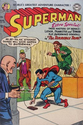Superman #88: Lex Luthor cover, teams up with Toyman and Prankster. Click for values
