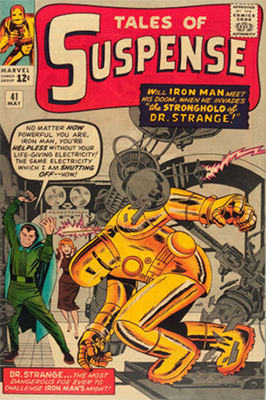 Tales of Suspense #41: Third Iron Man comic book. Click for values