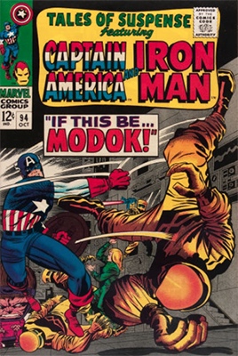 #9: M.O.D.O.K., Tales of Suspense #94, CGC 9.4, $400-$500. Click for values