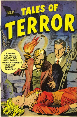 Tales of Terror #1 (1952): First in Golden Age Horror comic books series. Click for value