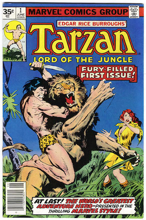 Marvel Comics Tarzan #1 35 Cent Price Variant Edition