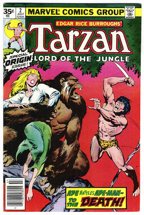 Marvel Comics Tarzan #1 35 Cent Price Variant Edition