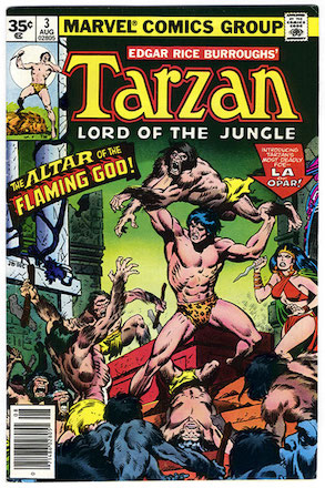Marvel Comics Tarzan #3 35c Price Variant