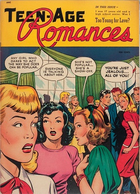 Teen-Age Romances #1: First issue of the series. Click for vaue