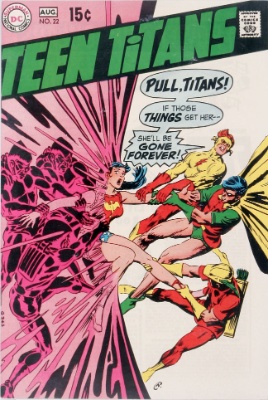 Teen Titans #22 (August, 1969): Origin of Wonder Girl. Click for value