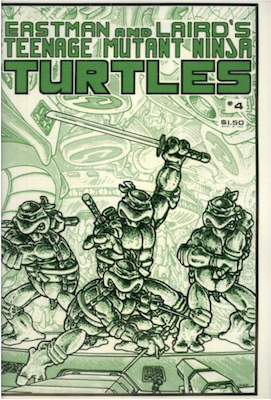 Teenage Mutant Ninja Turtles #4 (1985). Click for values