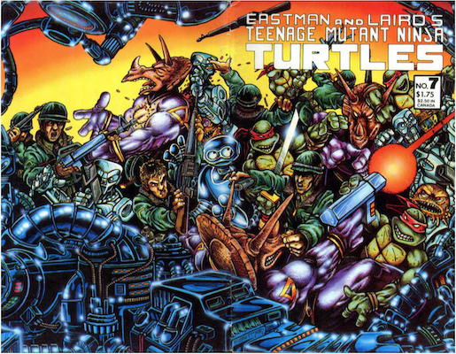 Teenage Mutant Ninja Turtles #7 (1986). Click for values