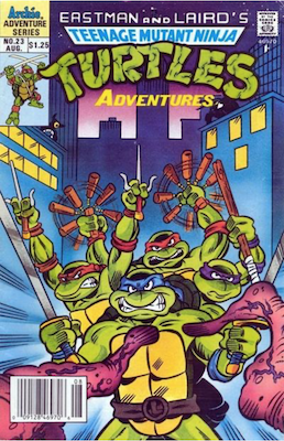 Teenage Mutant Ninja Turtles Adventures #23 (1989): Archie Publications. Click for values