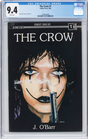 Rare and VERY pricy in 9.8, we recommend a CGC 9.4 of The Crow 1 -- best bang for your buck. Click to buy a copy from Goldin