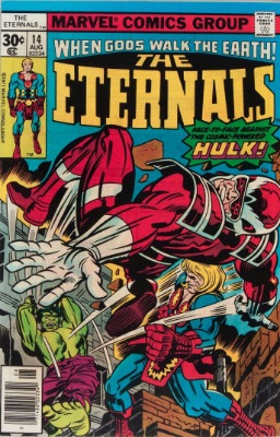 Origin and First Appearance, Hulk Robot, Eternals #14, Marvel Comics, 1977. Click for value