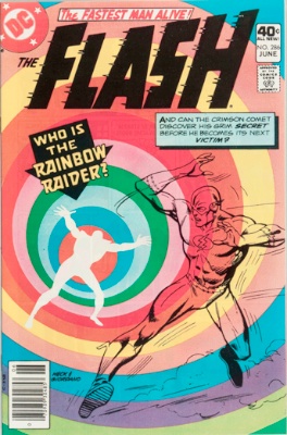 Origin and First Appearance, Rainbow Raider, Flash #286, DC Comics, 1980. Click for value