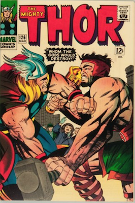 Thor #126: First issue of the solo ongoing series. Click for values