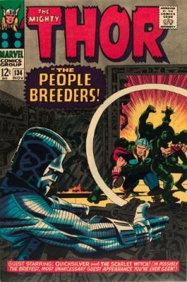 Fafnir (First Appearance: Thor #134, November, 1966). Click for value