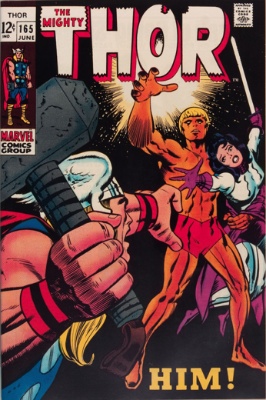 Thor #165: First full appearance of Adam Warlock. Click for values