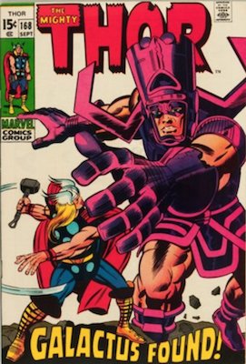 Thor #168: Origin of Galactus. Click for value