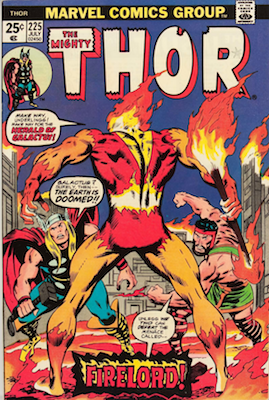 Thor #225, 1st Firelord. Click for values