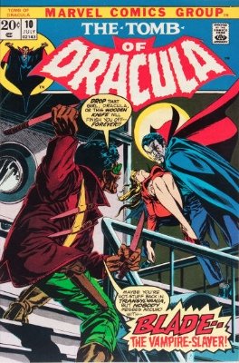 Upcoming Marvel Movies: Blade (the Vampire Slayer), first appearance in Tomb of Dracula #10