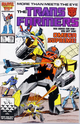 Click to see the value of Transformers Comics #19