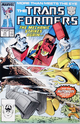 Click to see the value of Transformers Comics #28