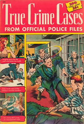 True Crime Cases comic.Matt Baker cover. Click for values