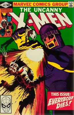 The two comic books which told the original Days of Future Past story, Uncanny X-Men #141 and #142, have both increased in value, but have begun to drop off