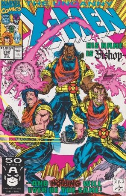 Uncanny X-Men #282: First appearance of Bishop. Click for values