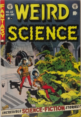 Weird Science #22: Last Issue before the merger with Weird Fantasy. Click for values