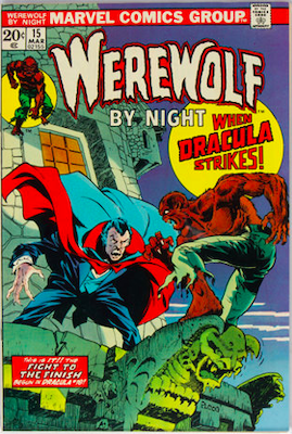 Werewolf by Night #15: Werewolf vs Dracula battle
