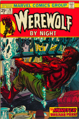 Werewolf by Night #20: Click Here for Values