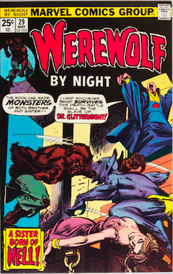 Werewolf by Night #29: Click Here for Values