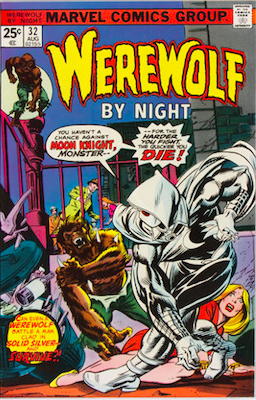 Werewolf by Night #32: First appearance of Moon Knight. Click to find one at Goldin