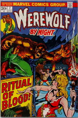 Werewolf by Night #7: Click Here for Values