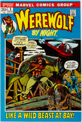 Werewolf by Night Comics Price Guide