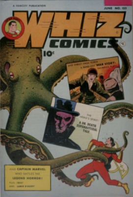 Whiz Comics #155 (June, 1953): The End of Fawcett and a Hiatus for Captain Marvel. Click for values