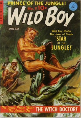 Wild Boy of the Congo #11: painted cover by Matt Baker. Click for values Wild Boy of the Congo #11: painted cover by Matt Baker. Click for values