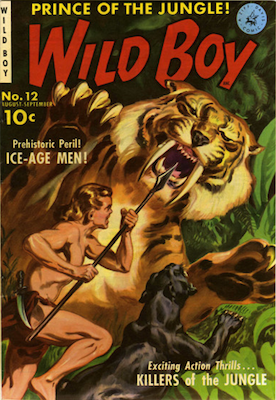 Wild Boy of the Congo #12: Painted cover by Matt Baker. Click for values