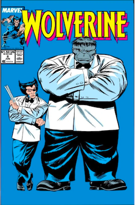 Wolverine #8, Hulk cover