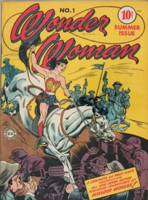 Wonder Woman #1 (Jun 1942) First Solo Comic, Origin of Wonder Woman