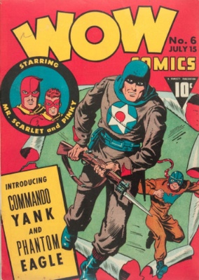 Wow Comics #6: Origin and First Appearance, Commando Yank. Click for values