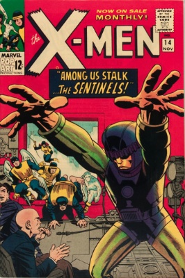 Origin and First Appearance, Bolivar Trask, X-Men #14, Marvel Comics, 1965. Click for value