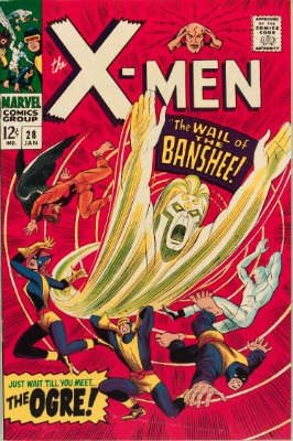 X-Men #28: 1st Appearance of Banshee. Click to buy at Goldin