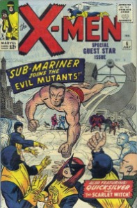 A typical vintage comic book from the silver age