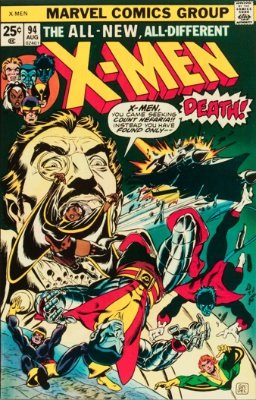 X-Men #94 (August 1975): First Regular Issue of the New X-Men. Click for values