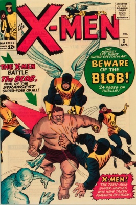 X-Men #3: First appearance of The Blob