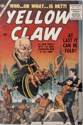 Origin and First Appearance, Yellow Claw, Yellow Claw #1, Atlas Comics (Marvel Comics), 1956 / Captain America #164, Marvel Comics, 1973. Click for value