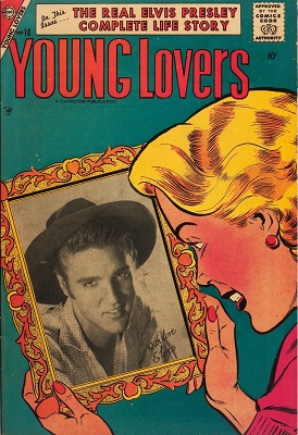 Young Lovers #18: Elvis Presley Cover. Click for value